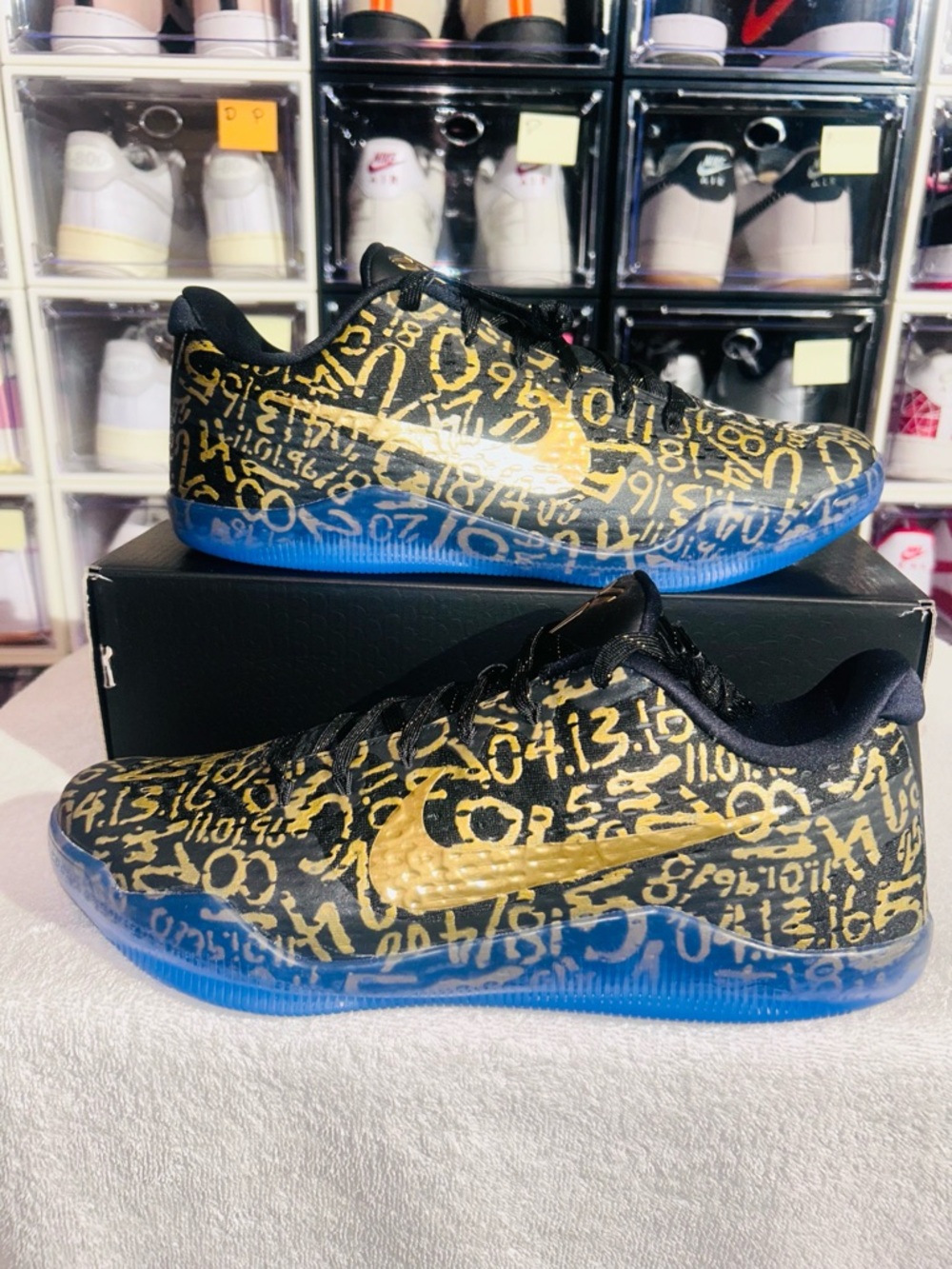 the Nike Kobe 11 Protro "Mamba Day" (Style Code: IU4902-900). Original box.